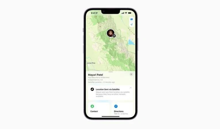 凤县苹果14维修分享iPhone14系列中 FindMy功能通过卫星分享位置方法教程 