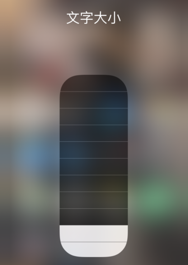 凤县苹果手机维修分享小技巧：在 iPhone 控制中心快速调节字体大小 